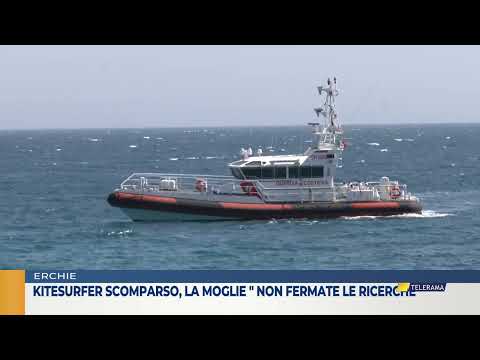 Kitesurfer scomparso, la moglie " Non fermate le ricerche"
