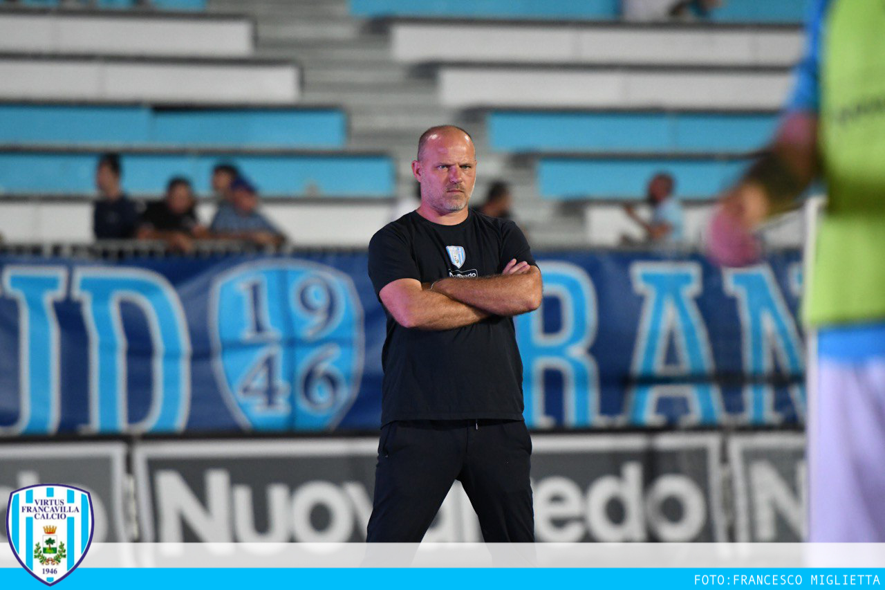 Alberto Villa, allenatore V. Francavilla (foto F. Miglietta)