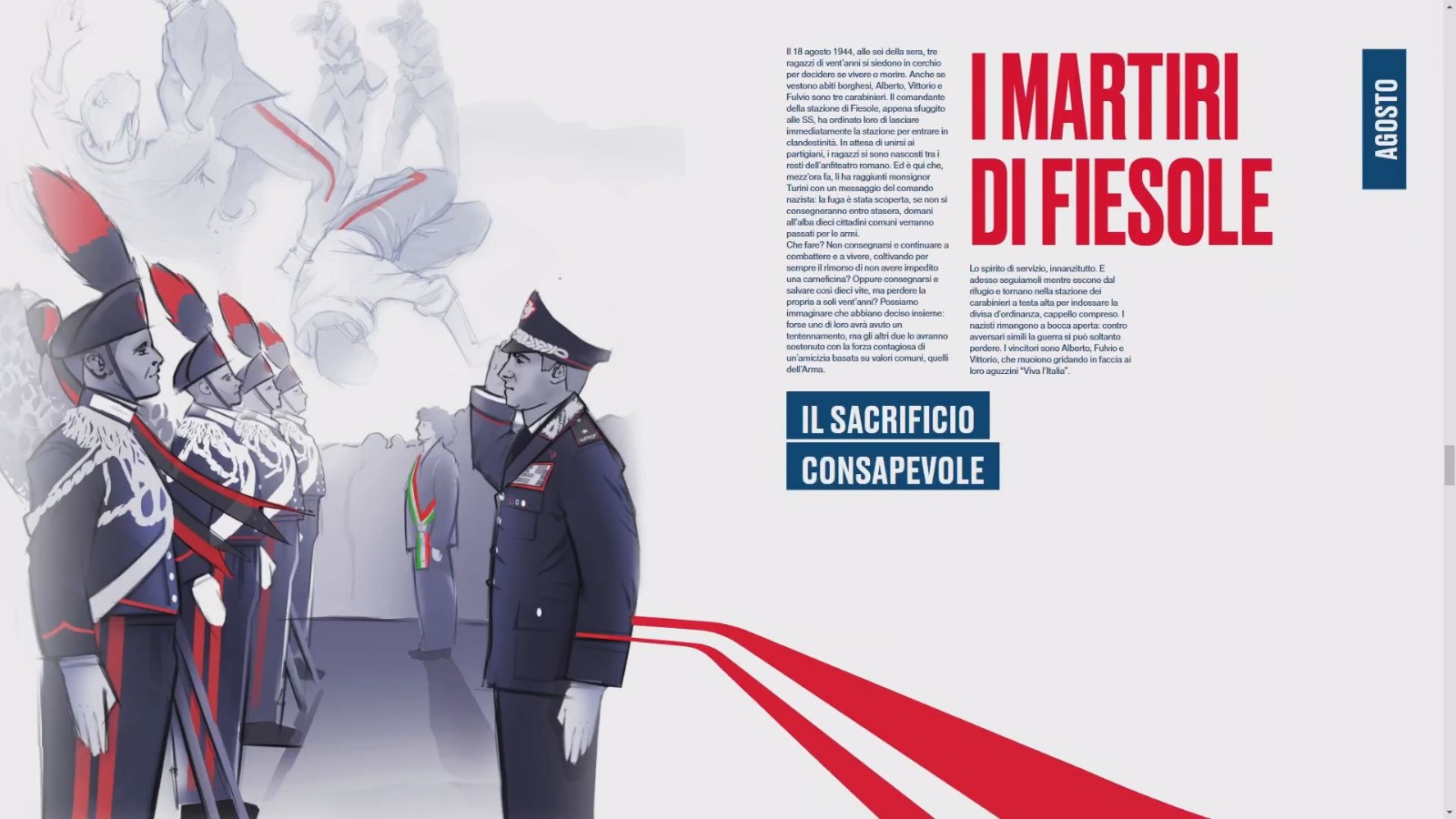 I carabinieri e la comunità: 12 mesi, 12 storie per riflettere. Il
