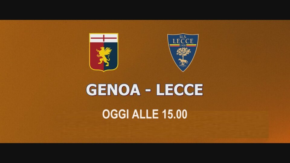 Genoa - Lecce serie A