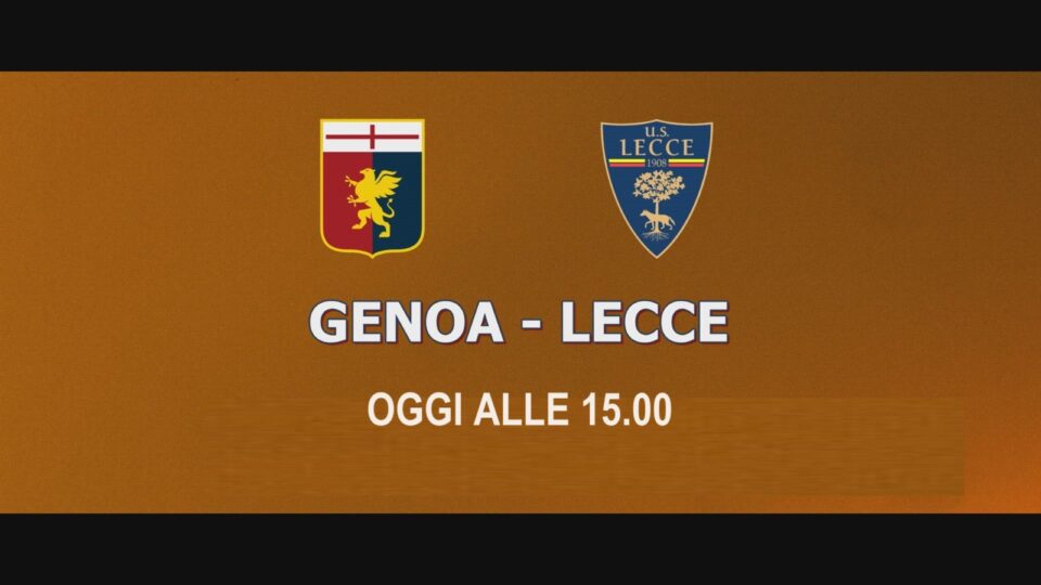 Genoa - Lecce serie A