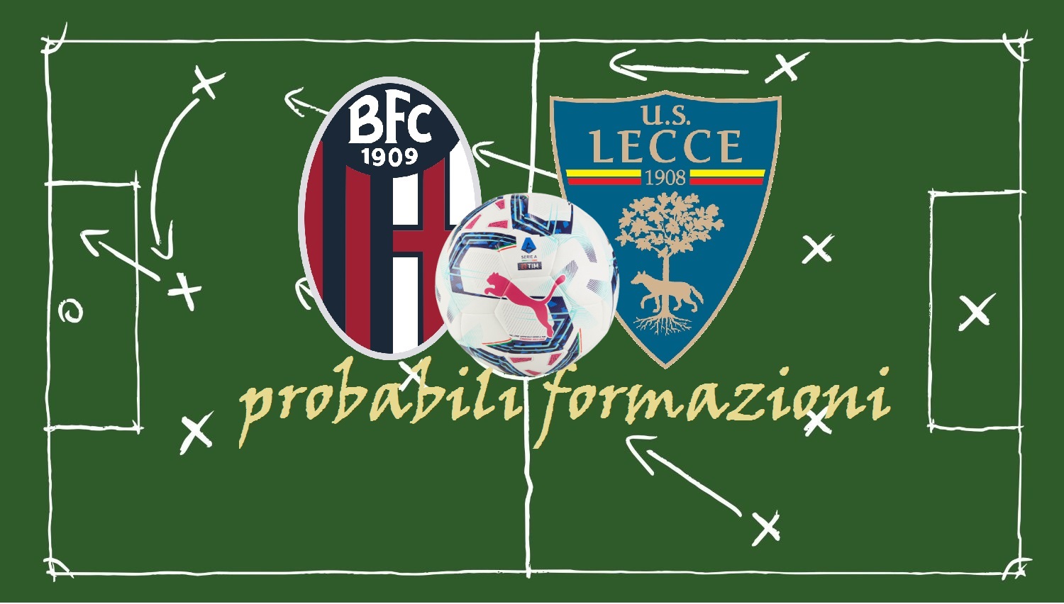 Lecce a Bologna in cerca di conferme. Le probabili formazioni