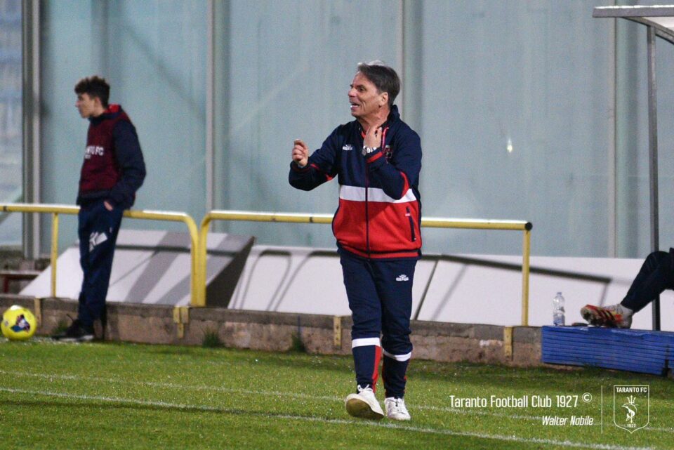 Ezio Capuano, allenatore del Taranto (foto W. Nobile)