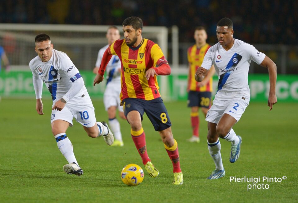 Lautaro, Rafia, Dumfries in Lecce-Inter