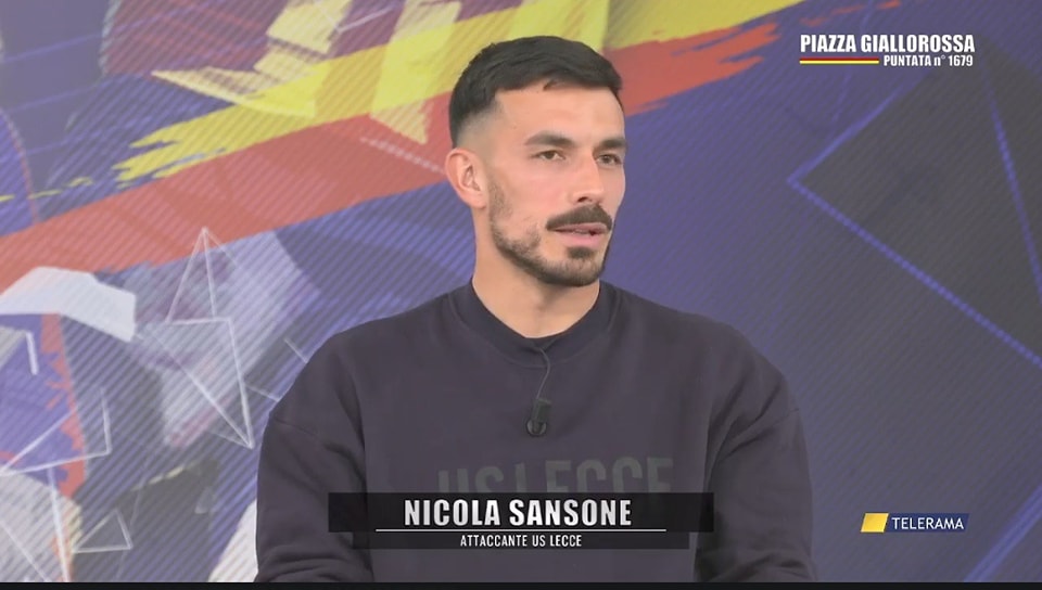 Nicola Sansone, attaccante del Lecce