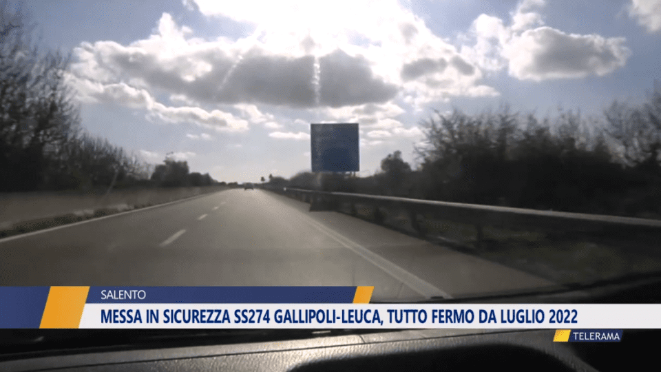 Messa in sicurezza della ss274, tutto fermo da luglio 2022