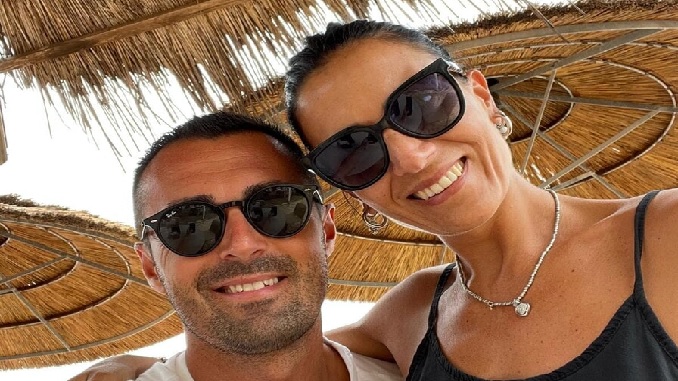Marco Di Bello con la moglie Carla