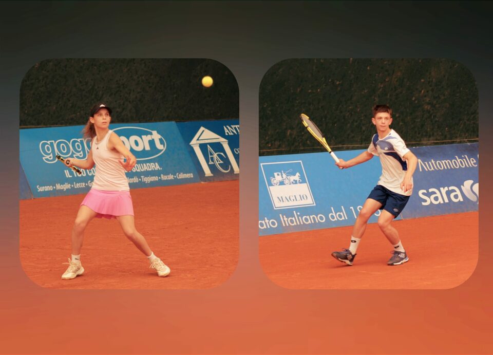 Ania Curuia e Nicolas Lyam Basilone, trofeo Maglio tennis