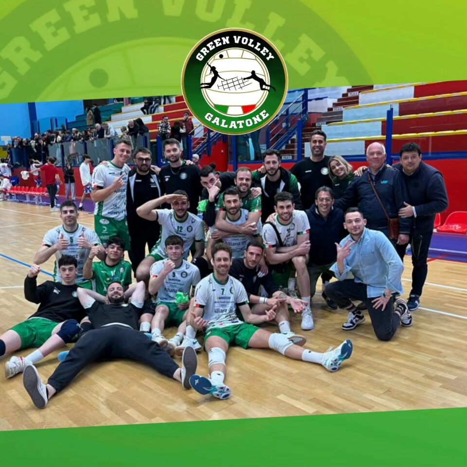 Green Volley Galatone dopo la vittoria a Molfetta