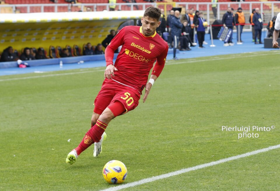 Santiago Pierotti, attaccante Lecce