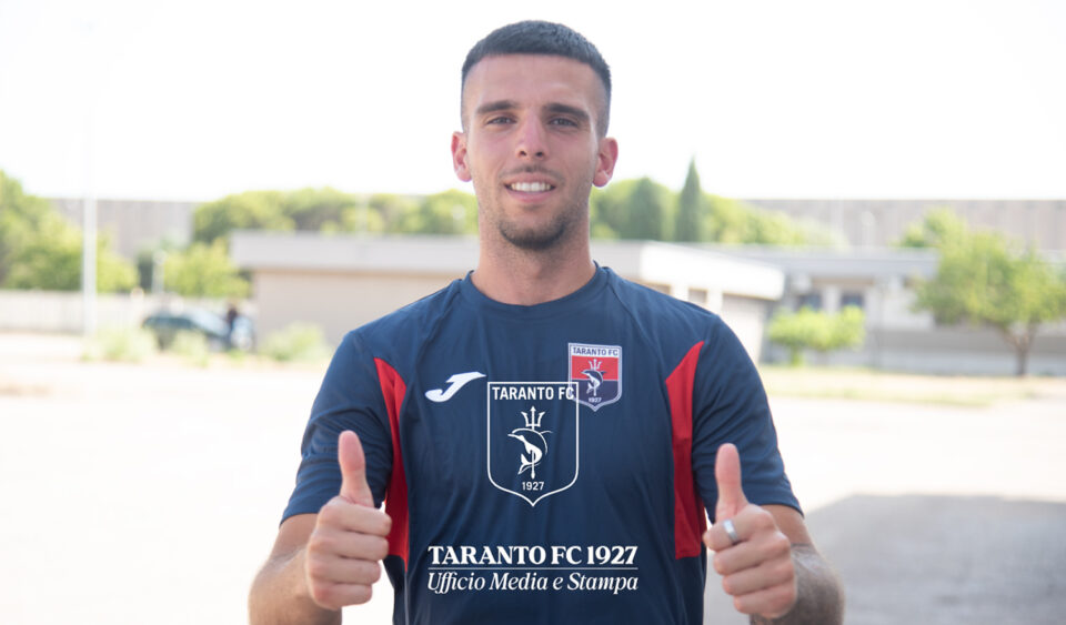 Matteo Soncin foto ufficio Stampa Taranto FC 1927