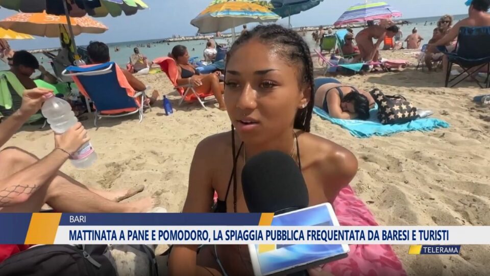 Pane e Pomodoro, la spiaggia pubblica di Bari