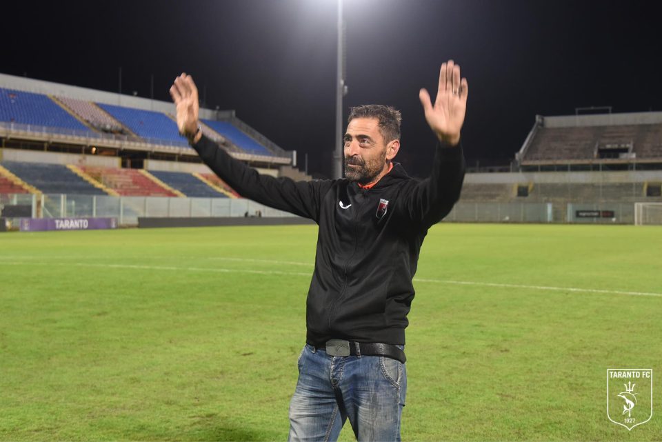 Michele Cazzarò, allenatore del Taranto