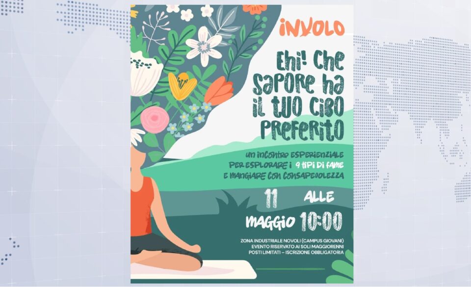 associazione culturale INVOLO APS - locandina evento 11 maggio
