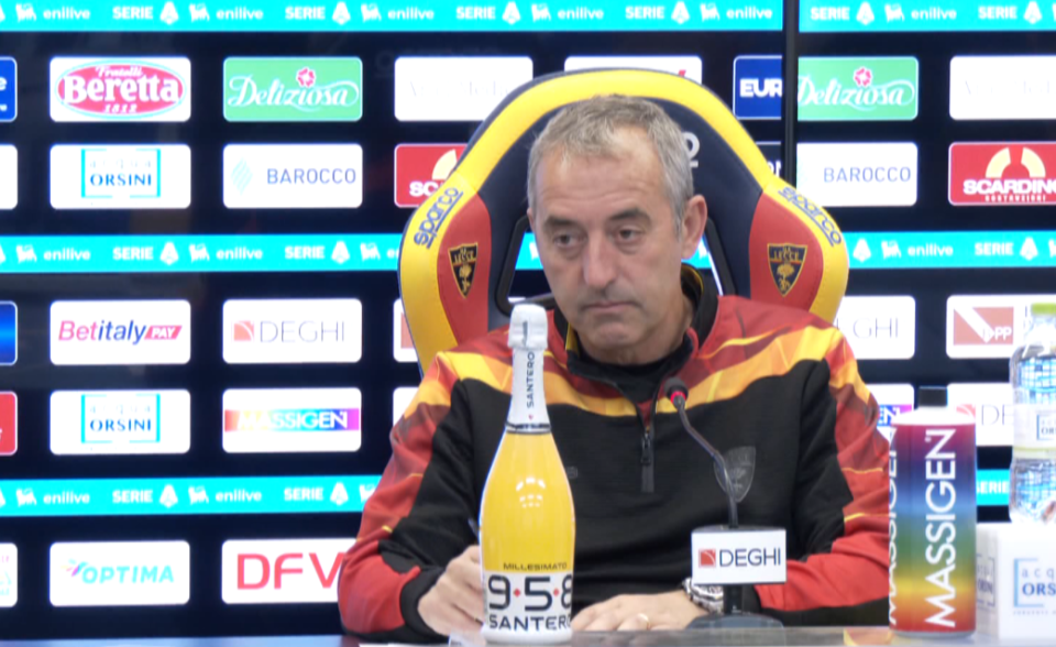 Marco Giampaolo, allenatore del Lecce