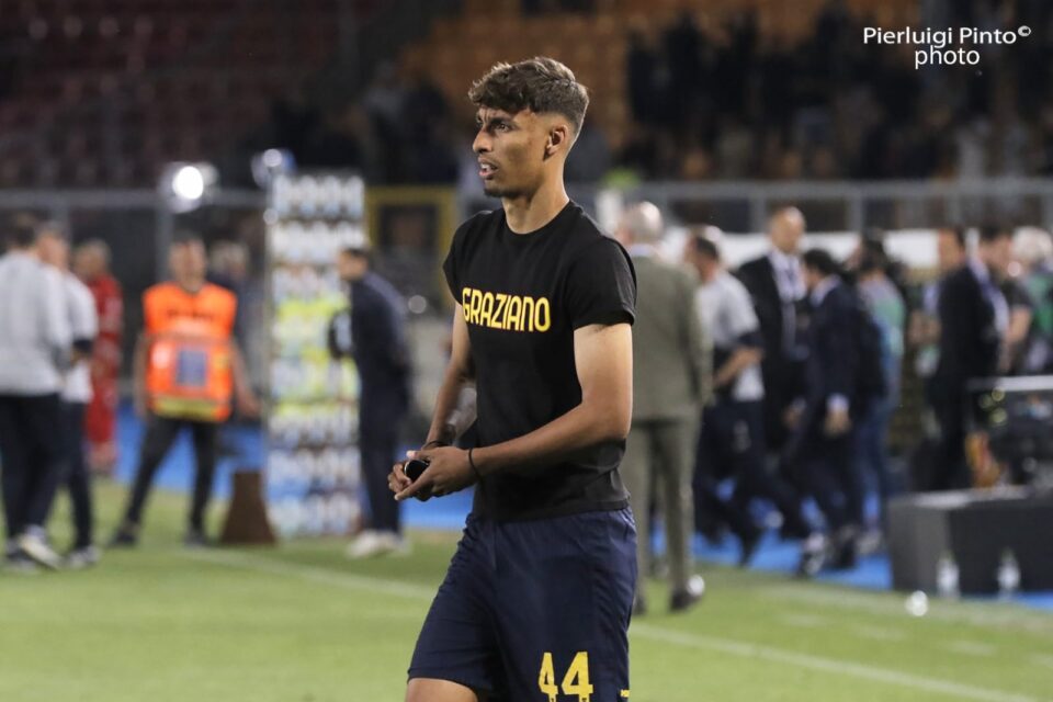 Tiago Gabriel, difensore del Lecce (foto P.Pinto)