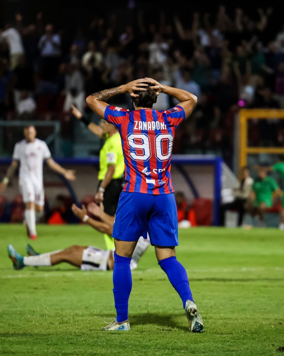 Zanaboni, gol annullato contro il Trapani