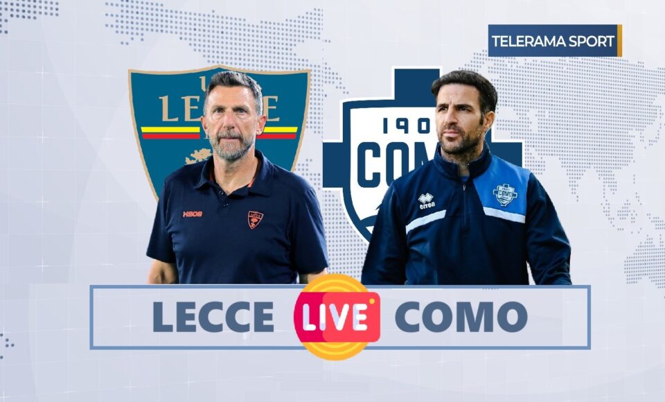 Lecce-Como: il live