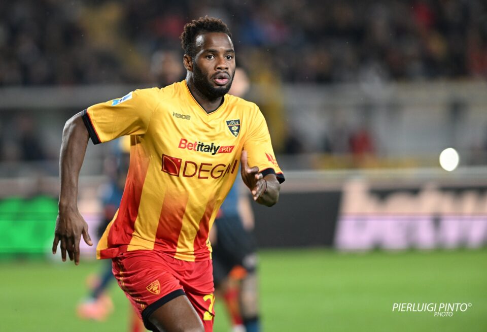 L. Coulibaly centocampista US Lecce ospite a Piazza Giallorossa